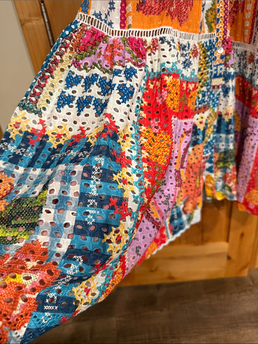 FARM Rio summer stitches eyelet dress - Picture 12 of 17